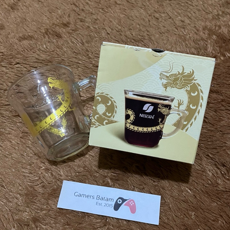 Gelas Kaca Mug dari Nescafe Gold Limited Edition Dragon Mug