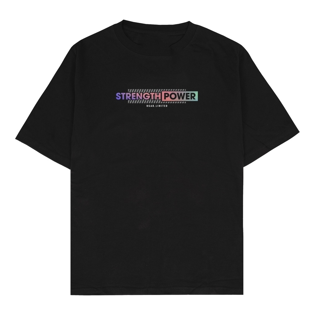 Kaos Ngab Strength Power Of Tiger Series T-Shirt | Kaos Pria Wanita