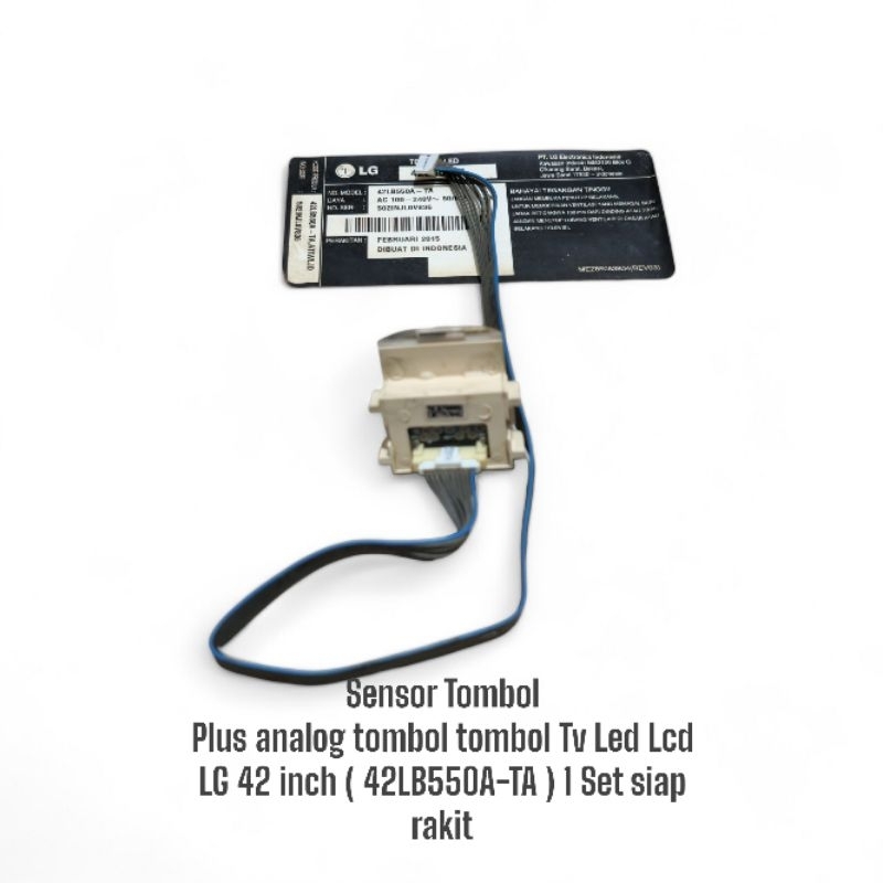 Sensor remot sensor RF Tombol Plus analog tombol tombol Tv Led LcdLG 42 inch (42LB550A-TA) 1 Set sia