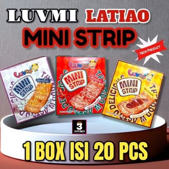 

PROMO Snack Latiao Mini Strip 1 Box Isi 2 Pcs Murah
