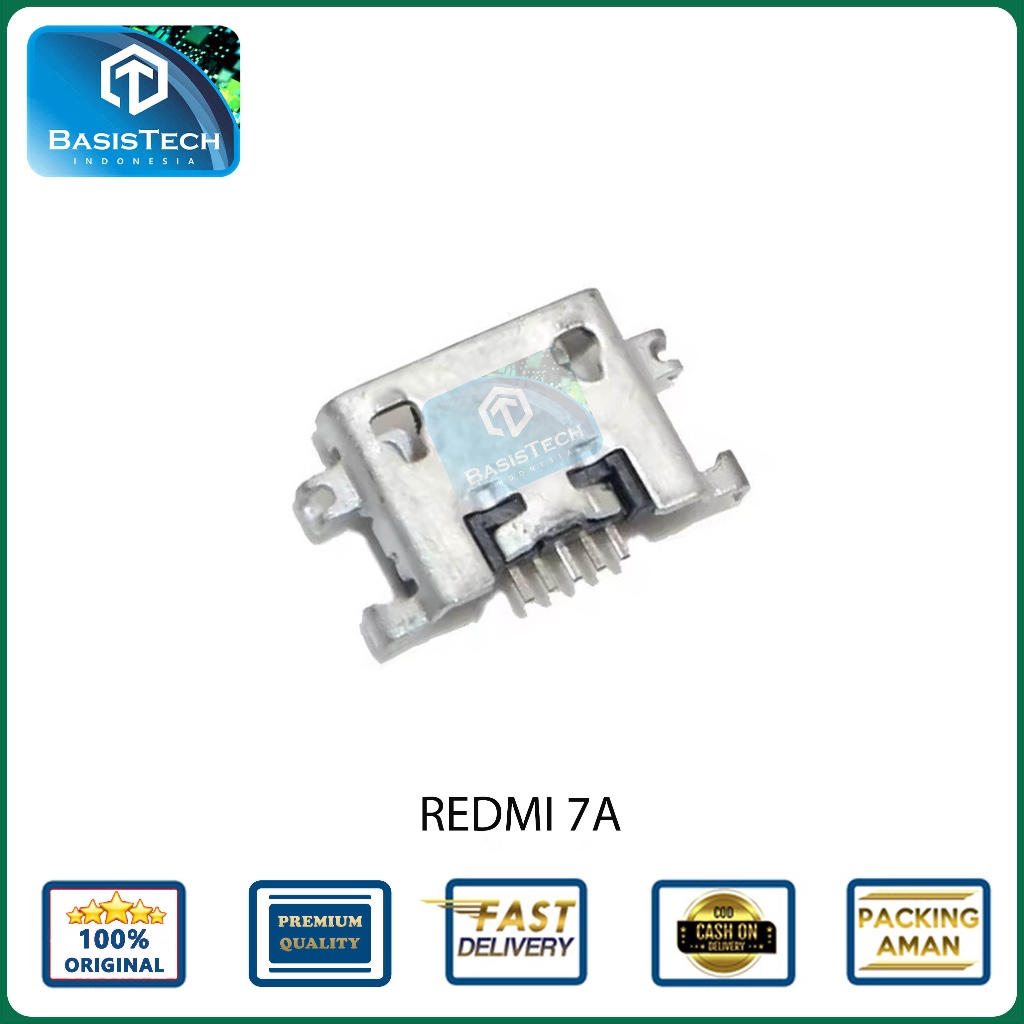 KONEKTOR LUBANG CAS CHARGER XIAOMI REDMI 7A - ORI