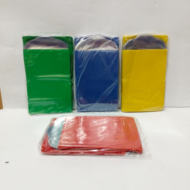 

10 Lembar Plastik Iuran SPP / Plastik Buku Tabungan ( 4 Pilihan Warna )