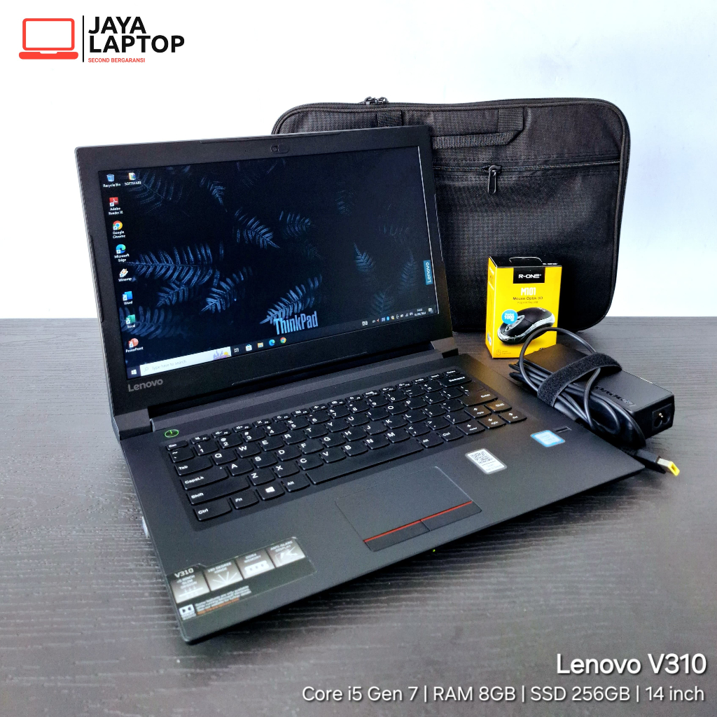 Lenovo V310 Core i5 Gen 7 RAM 8GB SSD 256GB 14 inch Laptop Second Bekas Murah