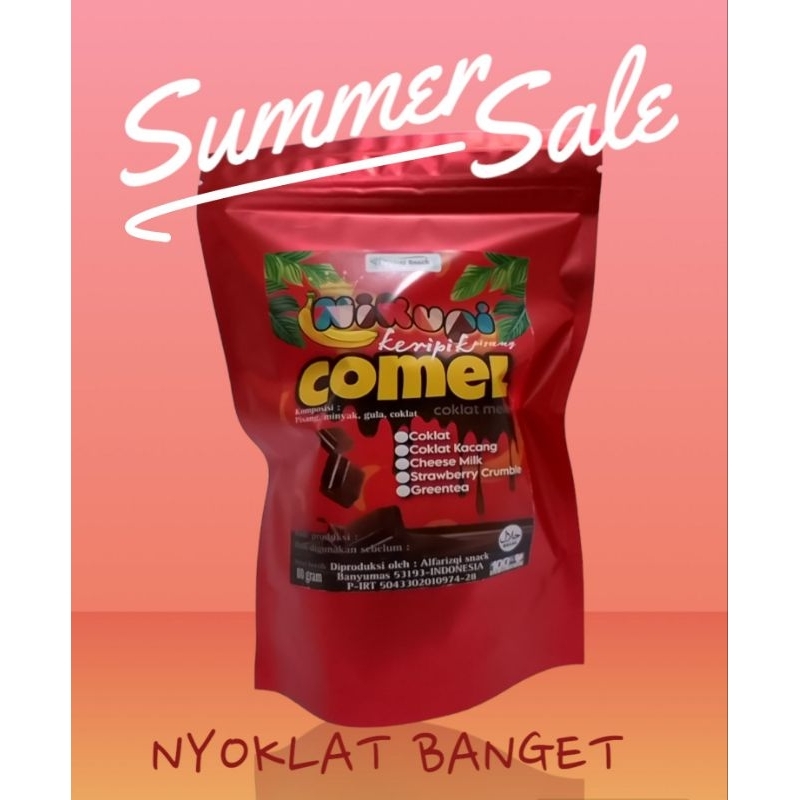 

banana chips, kripik pisang coklat lumer 100 gram