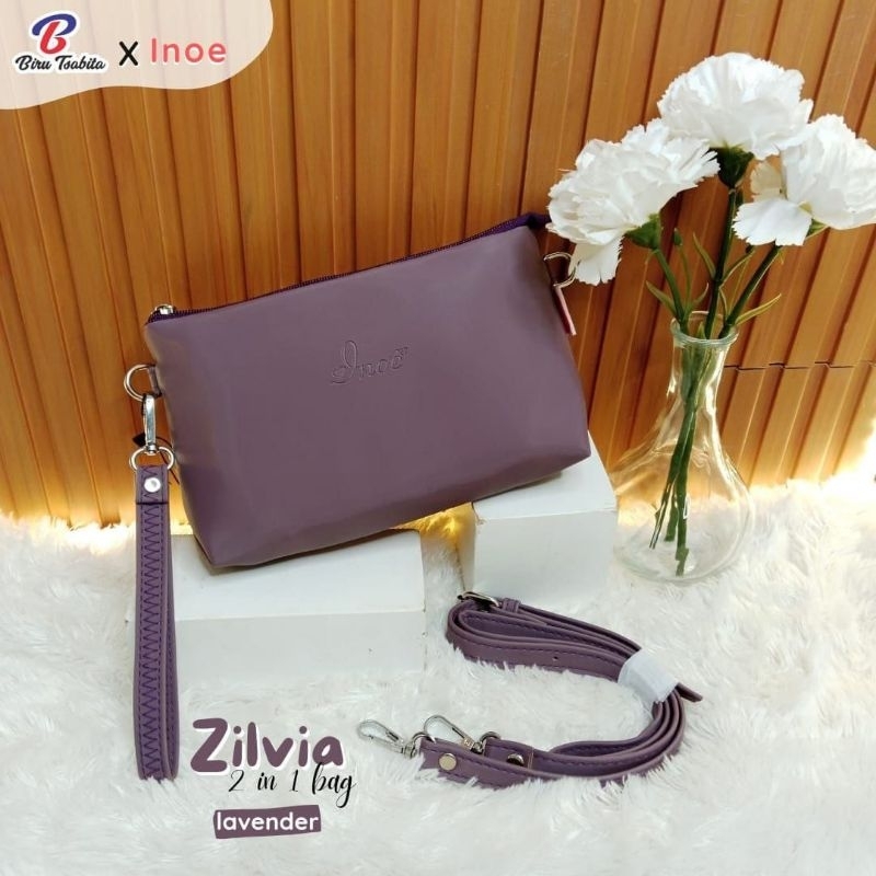 zilvia bag by inoe tas selempang wanita tas 2in1bag