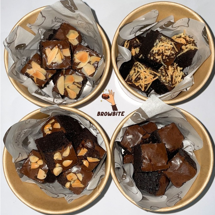 

Fudgy Brownies Bite Panggang Cup