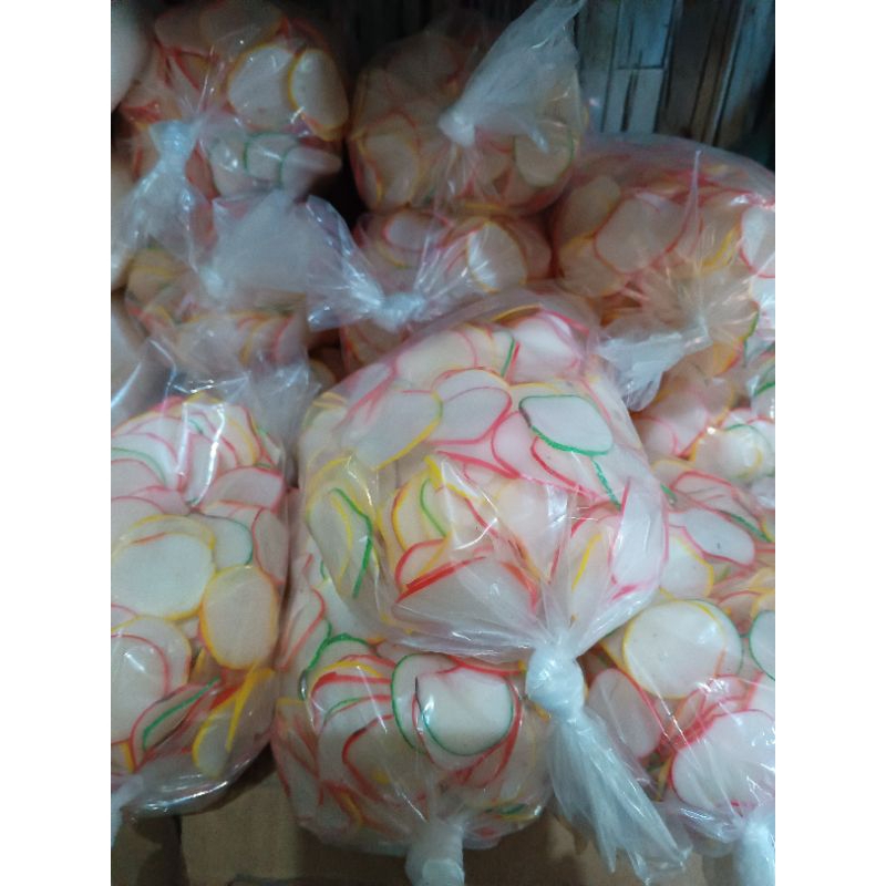 

Kerupuk bawang matahari pagi ecer mentah belang super gurih renyah 250gram