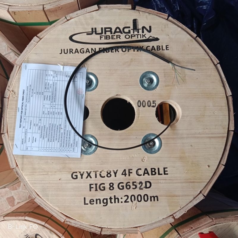 kabel 4 core fig 8 / kabel fig 8 4 core  / kabel fiber optik