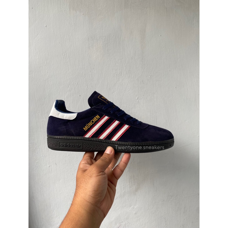 sepatu addas munchen navy pria