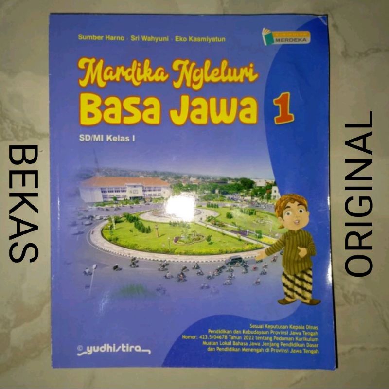 Buku Mardika Ngleluri Bahasa Basa Jawa Kelas 1 I  SD MI Penerbit Yudhistira Yudistira Kurikulum Merd