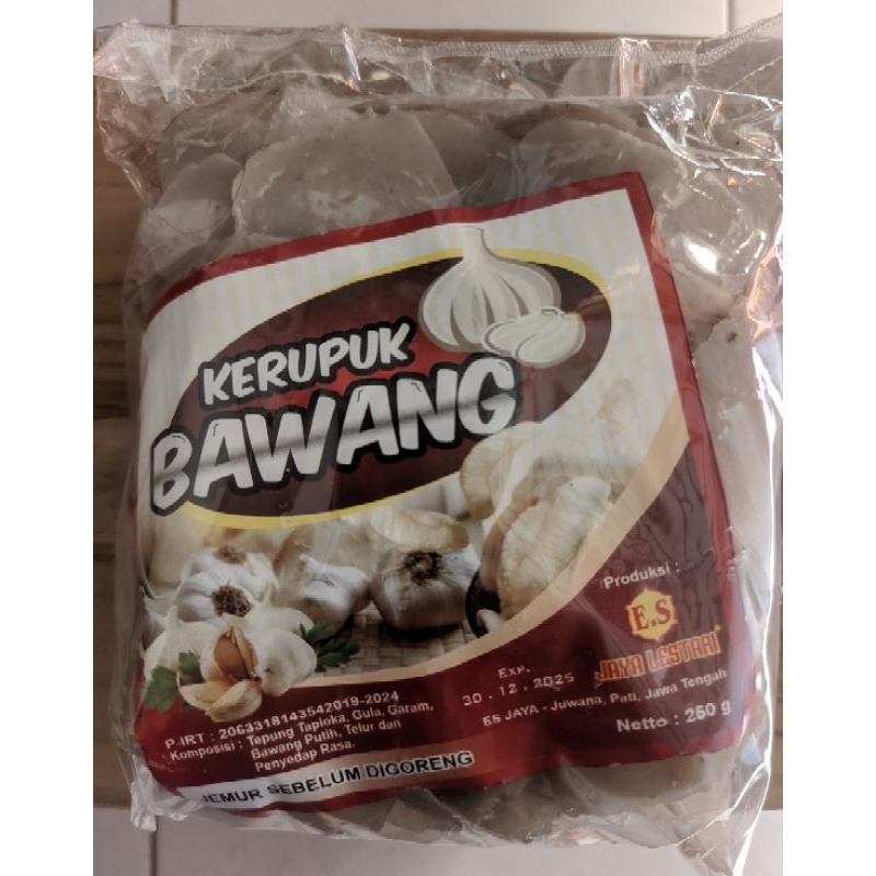 

KERUPUK KRUPUK BAWANG KHAS JUWANA 250gr