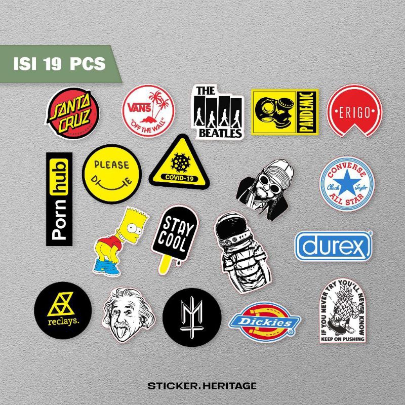 

Sticker Logo Stiker Pack 20pcs Brand SKATEBOARD Stiker Untuk Hp Stiker Laptop Stiker Tumbler Stiker Variasi Motor Stiker Murah Stiker Sticker