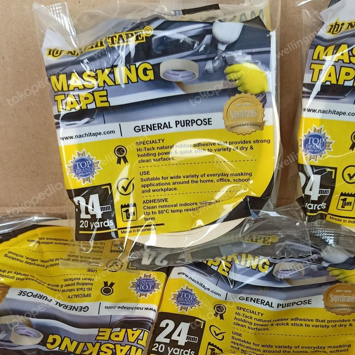 

lakban kertas masking tape nachi 24mm x 20y