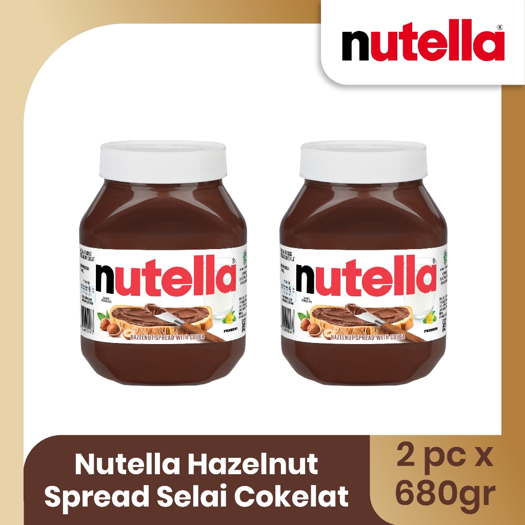 

Nutella Hazelnut Spread Selai Cokelat 680gr - TWINPACK