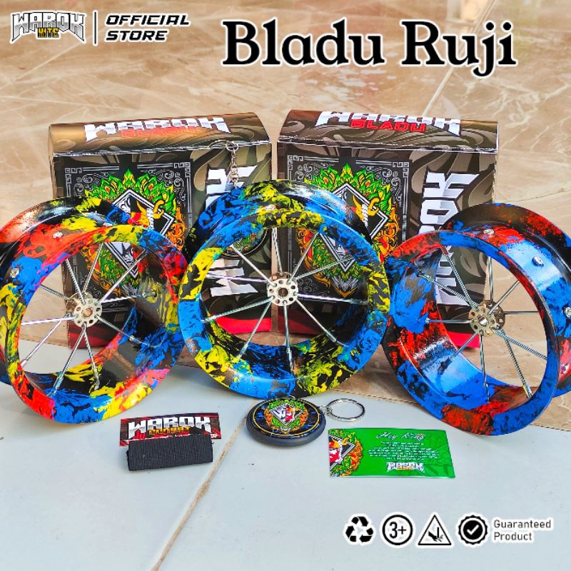 Bladu/Gulungan Layangan Racing Ruji Keren Ukuran 4inch Gratis Tambah Nama Max 7 Huruf