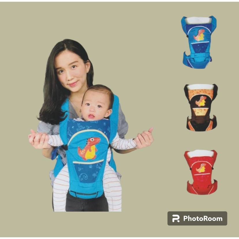 PROMO Gendongan Hipseat little dino Okiyo / Gendongan bayi/Gendongan berkarakter