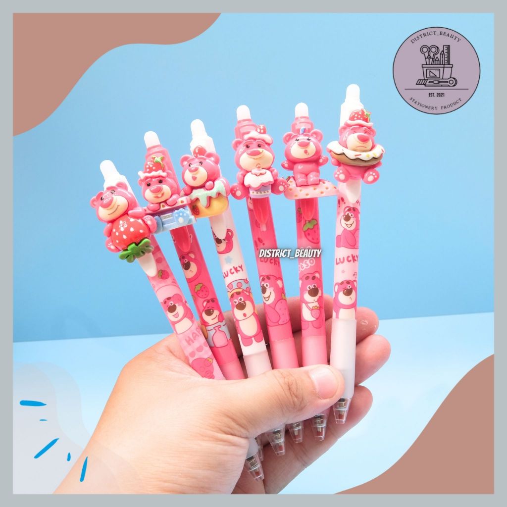 

PULPEN CETEK HAPUS LOTSO 3D PENA MEKANIK HAPUS TIMBUL LOTSO PEN CETEK HAPUS LOTSO BEAR LUCU TERMURAH