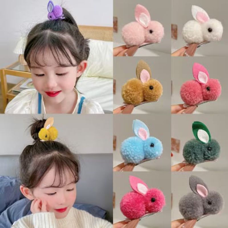 Jepit Rambut Korea Kelinci Rabbit Hair Accessories / Jepit Rambut Lucu