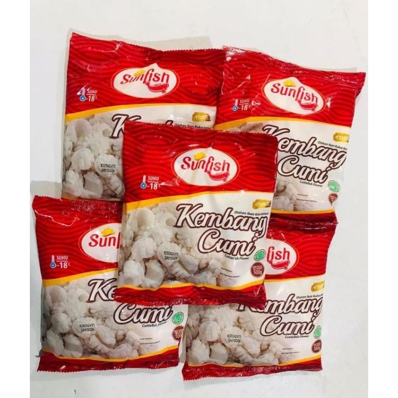 

FROZEN FOOD SUNFISH KEMBANG CUMI 500gr
