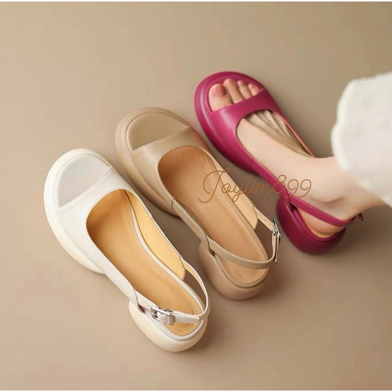 Sandal Tali Wanita Sandal Hak Korean Style Wanita