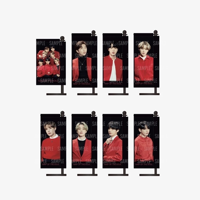 [READY STOCK] BTS - Mini Flag MOTS Taehyung - Merch BTS - MOTS Tour BTS (Official from KOREA)