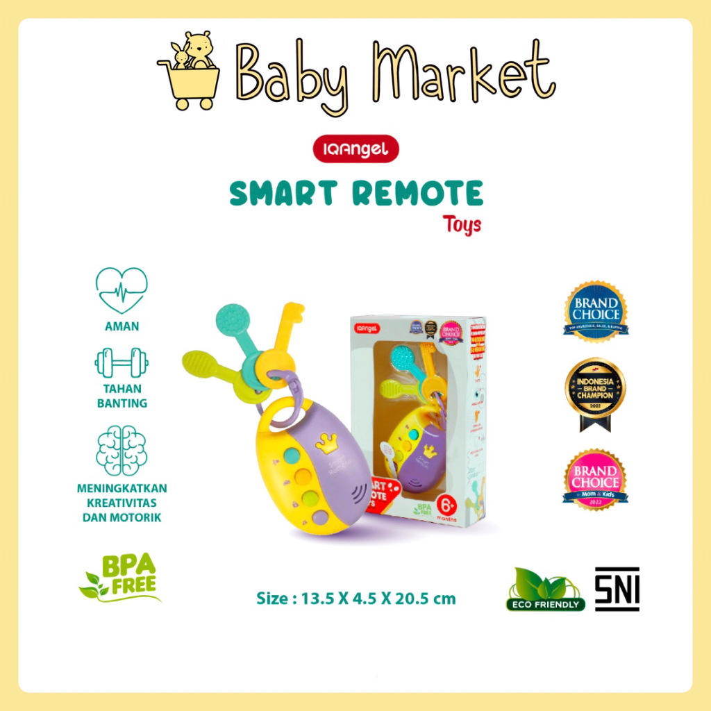 IQAngel Smart Remote Toys /Mainan Anak Remote Control Mobil / Mainan Kunci Mobil / Mainan Bayi Baby 