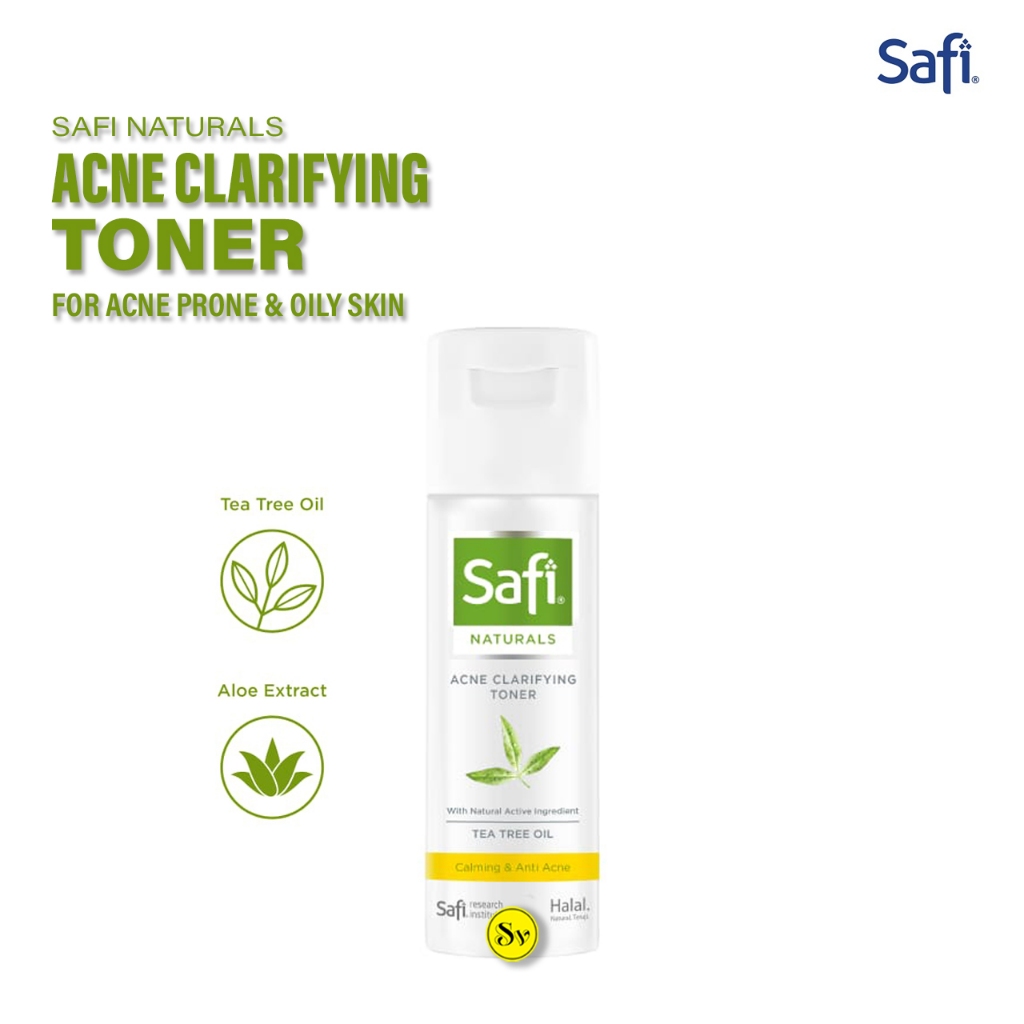 Safi Naturals Acne Clarifying Toner 100ml Toning Lotion Toner Kulit Berjerawat