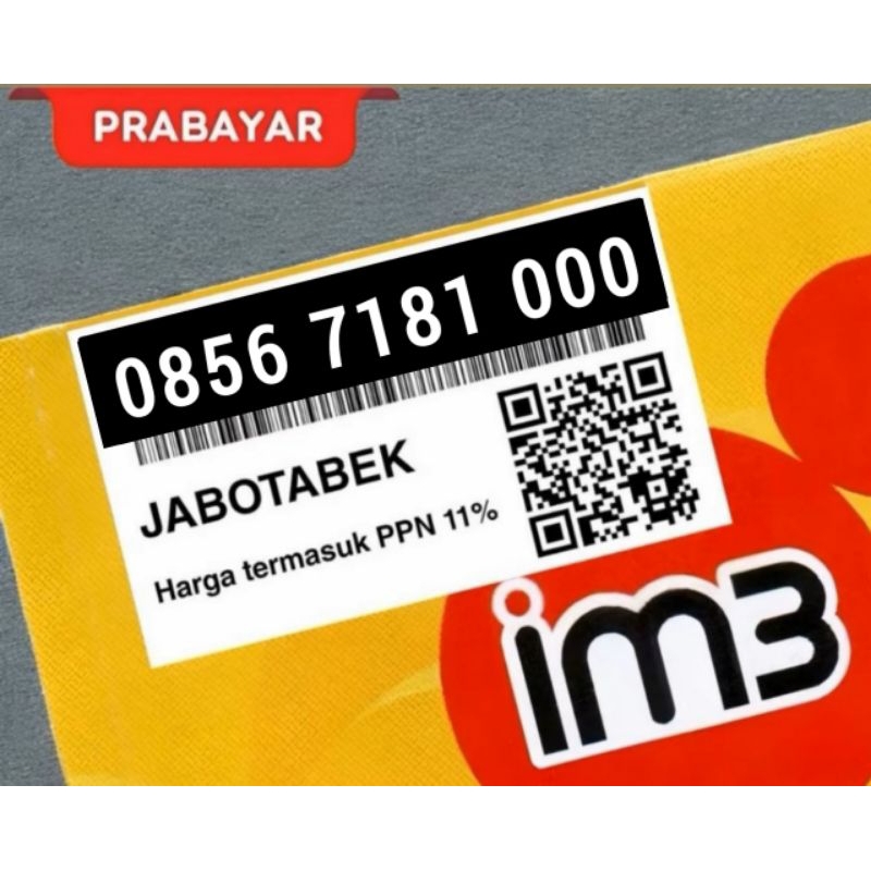 Nomor Cantik Indosat Im3 11 Digit Triple 1000 000