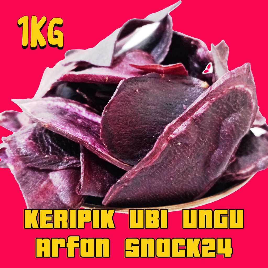 

KERIPIK UBI UNGU RENYAH MANIS 1KG