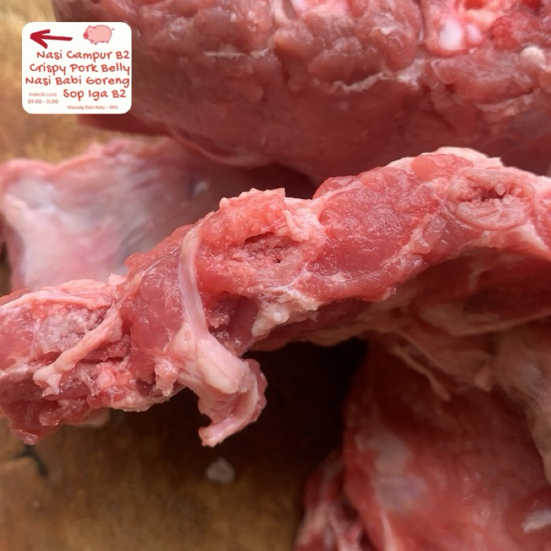 

Baikut - Pork Ribs - Rib Cut - Iga Babi - Fresh Cut Daging Babi Premium
