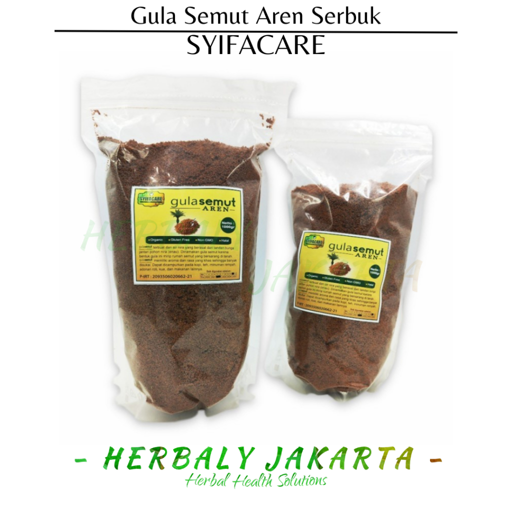 

Gula Aren Bubuk Syifacare Organic 1 kg Asli