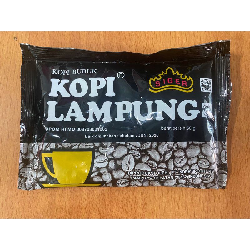 

kopi bubun SIGER khas lampung