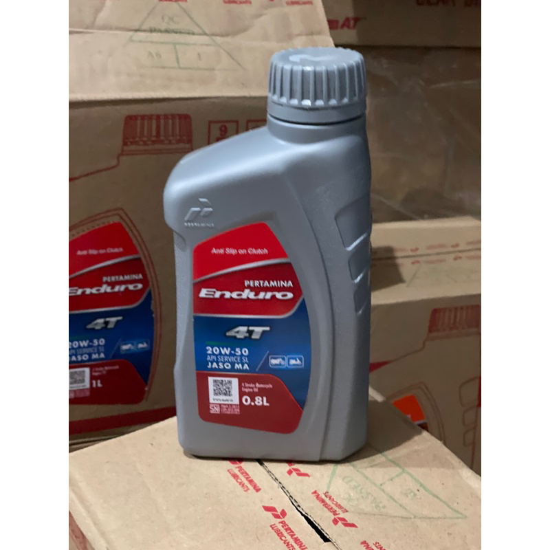 OLI ENDURO 4T 0.8L (DIJAMIN ASLI PERTAMINA) OLI MOTOR MESIN 4T 800ML 100% OLI ASLI PERTAMINA