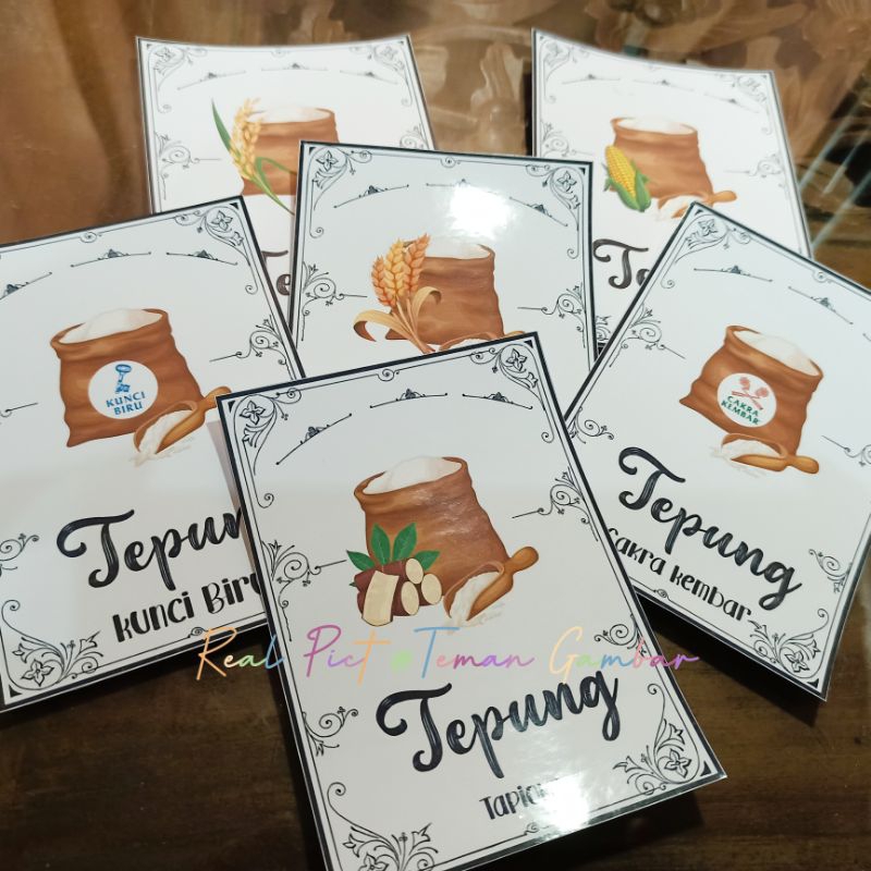 

Stiker Toples Tepung | Stiker Toples | Stiker Bumbu Dapur | Stiker Toples Aesthetic ukuran Besar