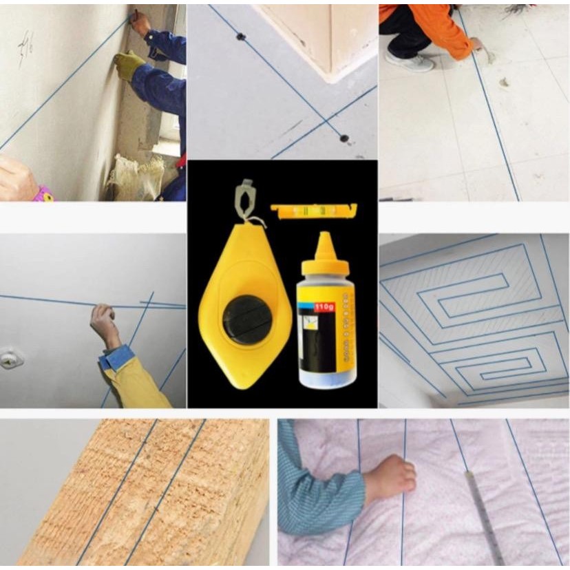 Benang Sipatan Ukur Tukang Set benang tukang set