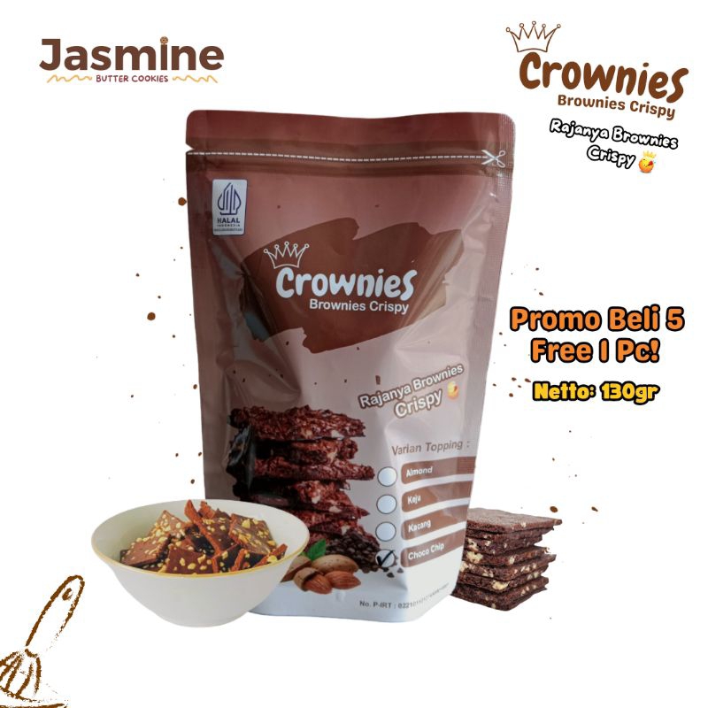 

Crownies Brownies Crispy Brownies Kering Bronis Crispy Bronis Kering 130 gram