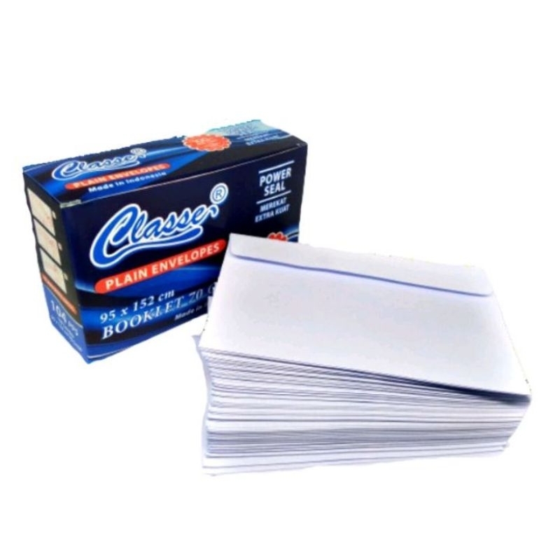 

Amplop putih CLASSE seal perekat