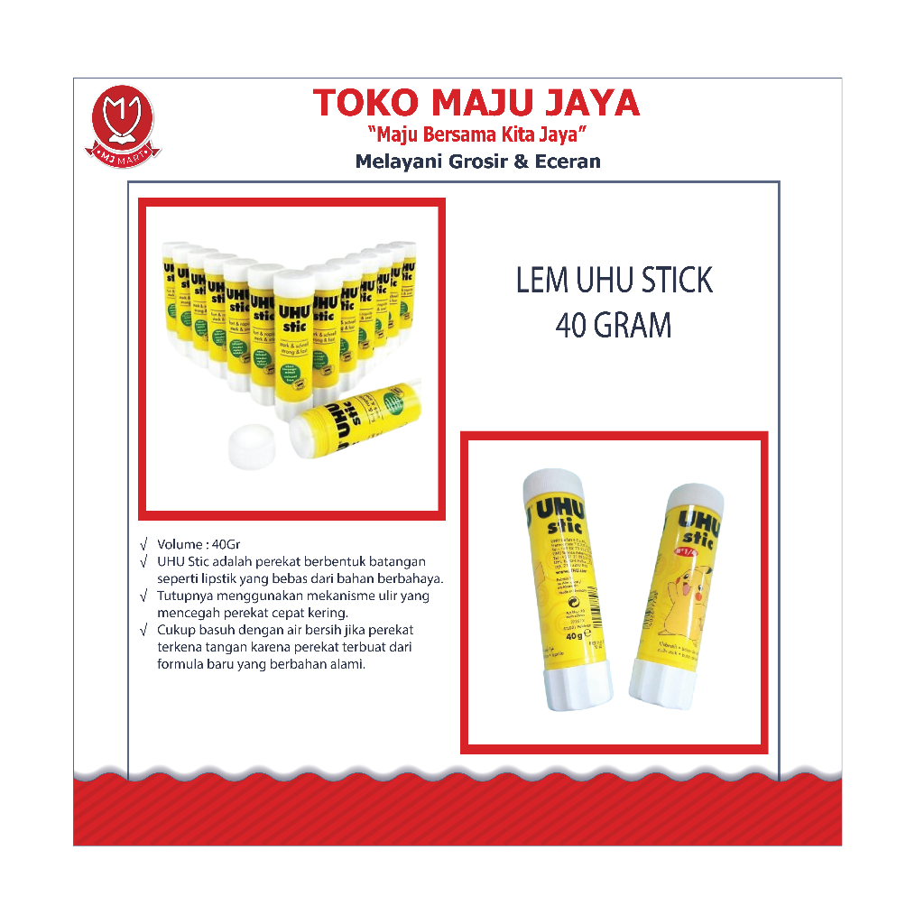 

LEM UHU STICK 40 GR