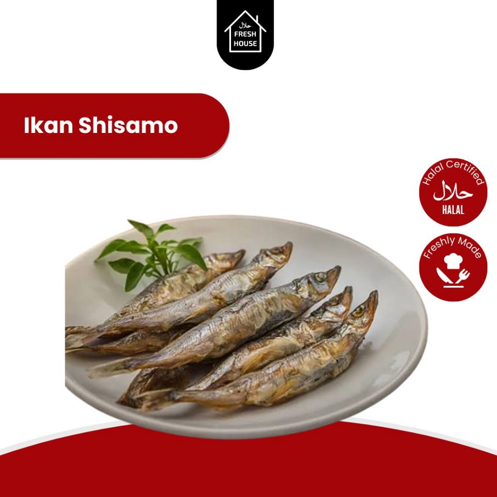 

IKAN SHISAMO ISI 8 EKOR/ IKAN CAPELIN
