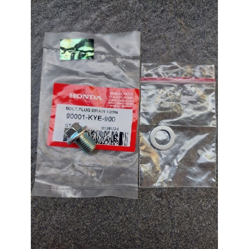 Baut dan Ring Tap Oli CRF 150 Verza Megapro Monoshock