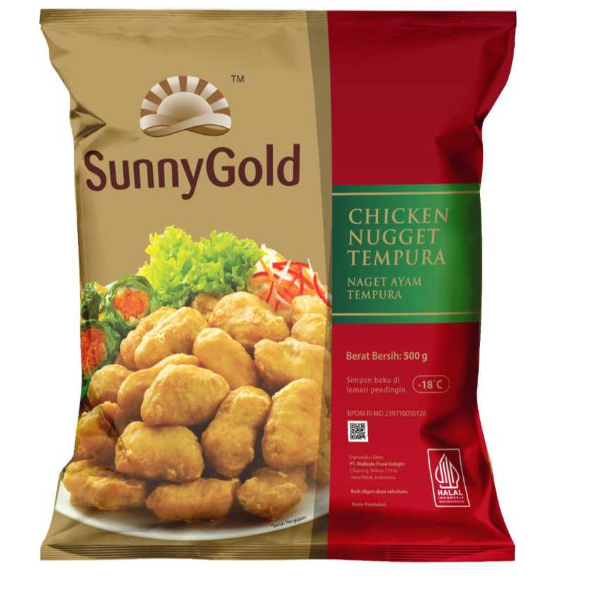 

Sunny Gold Chicken Nugget Tempura 500gr