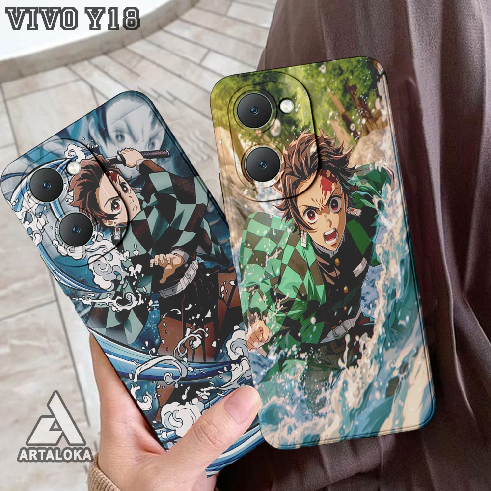 Softcase Hp VIVO Y18 2024/Y03/Y12/Y12S/Y28/Y21S/Y33S Motif Anime Kekinian - Case Hp - Case Vivo - Ca
