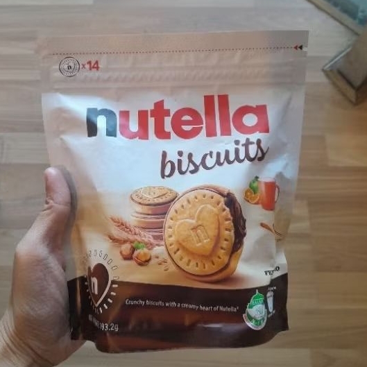 

Nutella biskuit biscuit lapis chocolate coklat 193gr