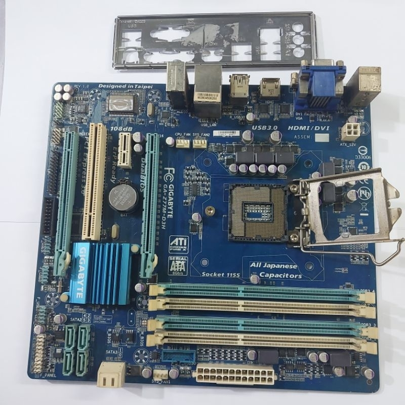 Motherboard Z77 1155 Gigabyte 4 Slot Dddr3 - Mainboard Gigabyte GA-Z77M-D3H Dual Pcie Hdmi usb 3.0 S