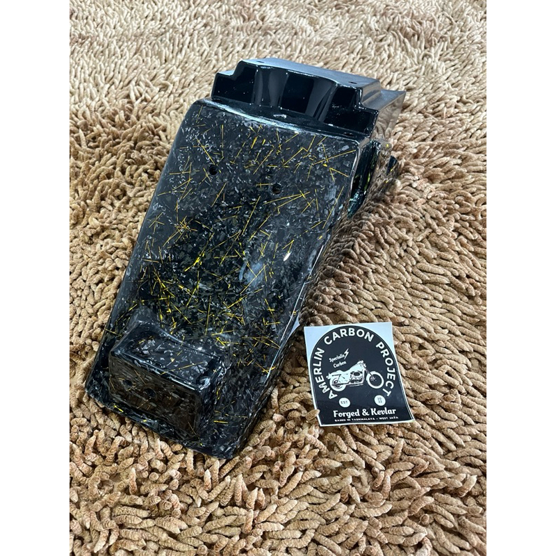 Spakbor belakang Ninja 150 R SS Carbon forged Gold | Slebor Belakang ninja 150 S RR