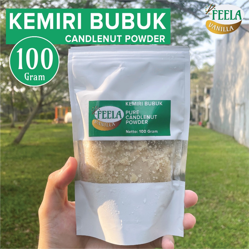 

Kemiri Bubuk / Candlenut Powder 100 Gram - Biji Kemiri Fresh - Khas NTT