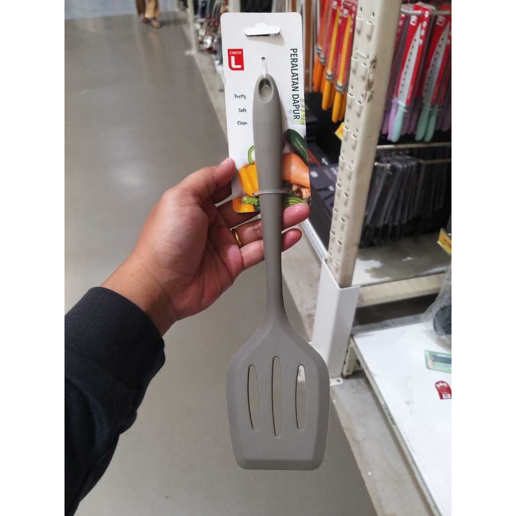 Sutil Lubang Slotted Spatula Merk Choice L (Lotte Mart)