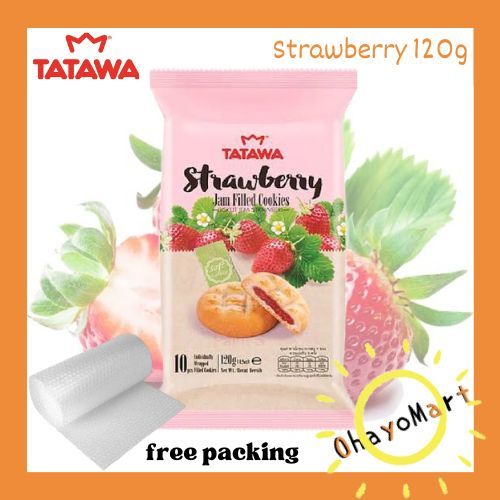 

Tatawa Strawberry / Jam soft Filled Cookies /Biskuit Jem Stroberi 120g