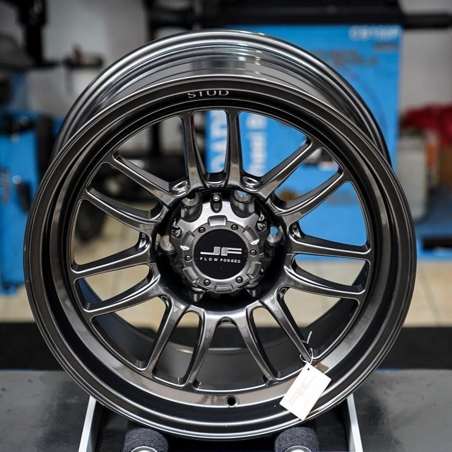 velg r18 JF STUD FLOW FORMING velg mobil ring 18 lebar 9 pajero hilux