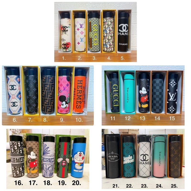 Termos Suhu Air Panas 500ml Free BOX Banyak Motif Premium / Termos Mini Tahan Air Panas / Termos Sta